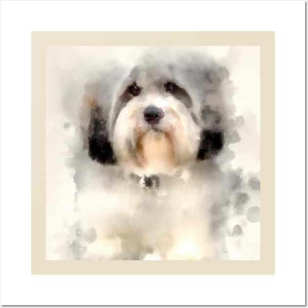 Havanese Watercolor Painting - Dog Lover Gifts Wall Art by Edd Paint Something